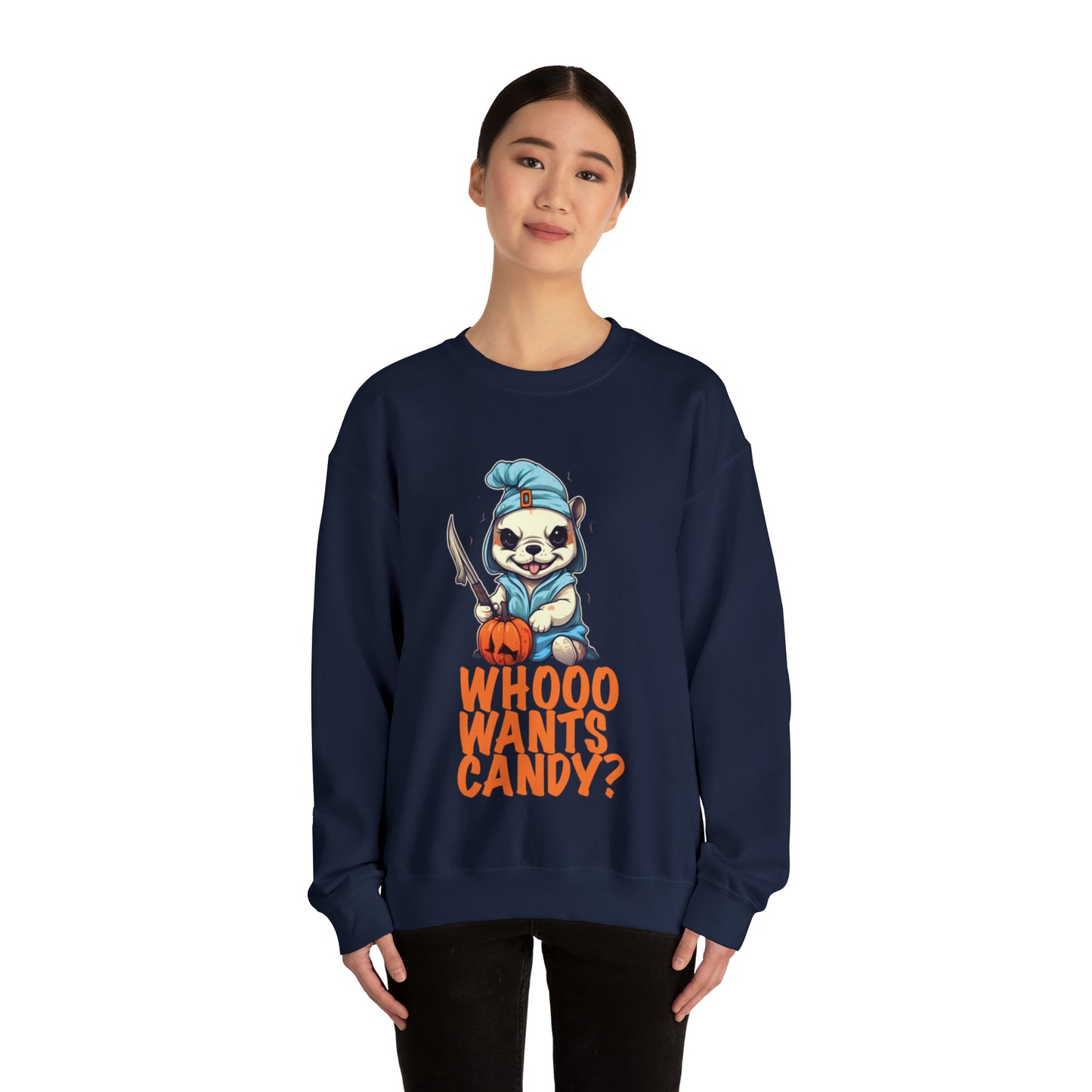 Whoo Wants Candy Halloween  Unisex Sweatshirt