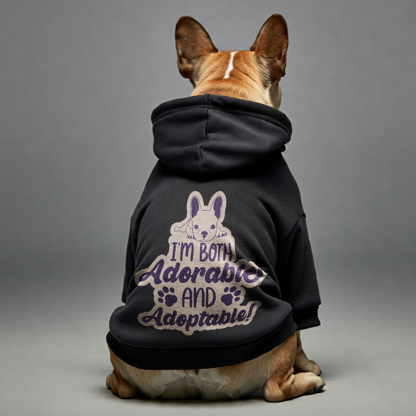 Adorable - Personalized French Bulldog Hoodies with Funny Quotes – Stylish, Cozy, and Premium 100% Cotton