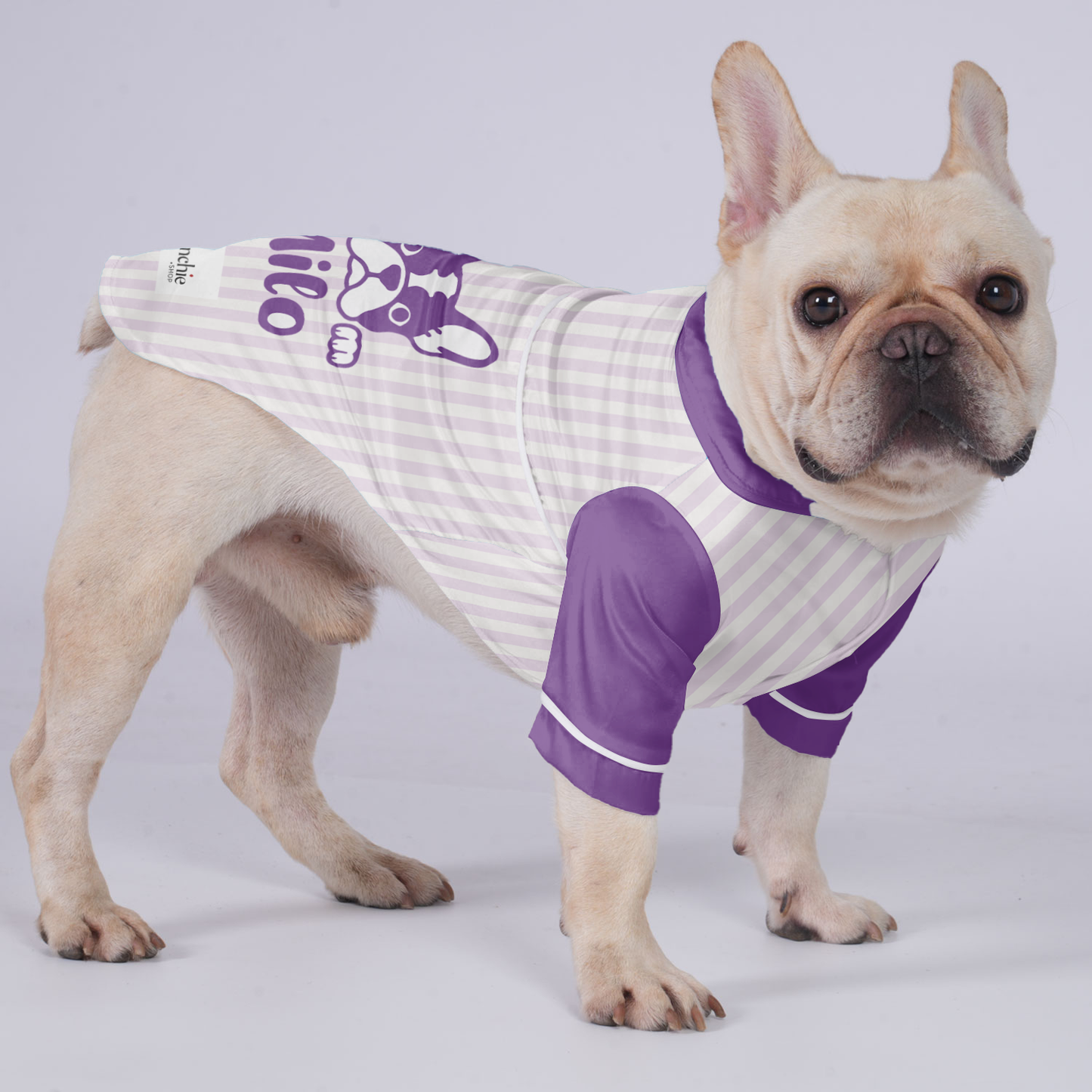 Customized French Bulldog Pajamas with Your Frenchie's Name