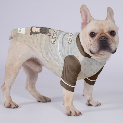 Powered by belly rubs - Pajamas for French bulldog