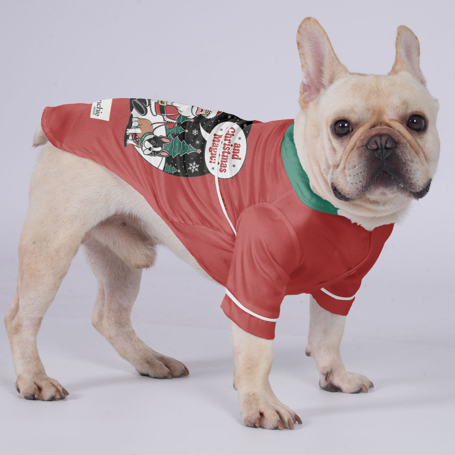 Frenchies, snowflakes, and Christmas magic! - Pajamas for French bulldog