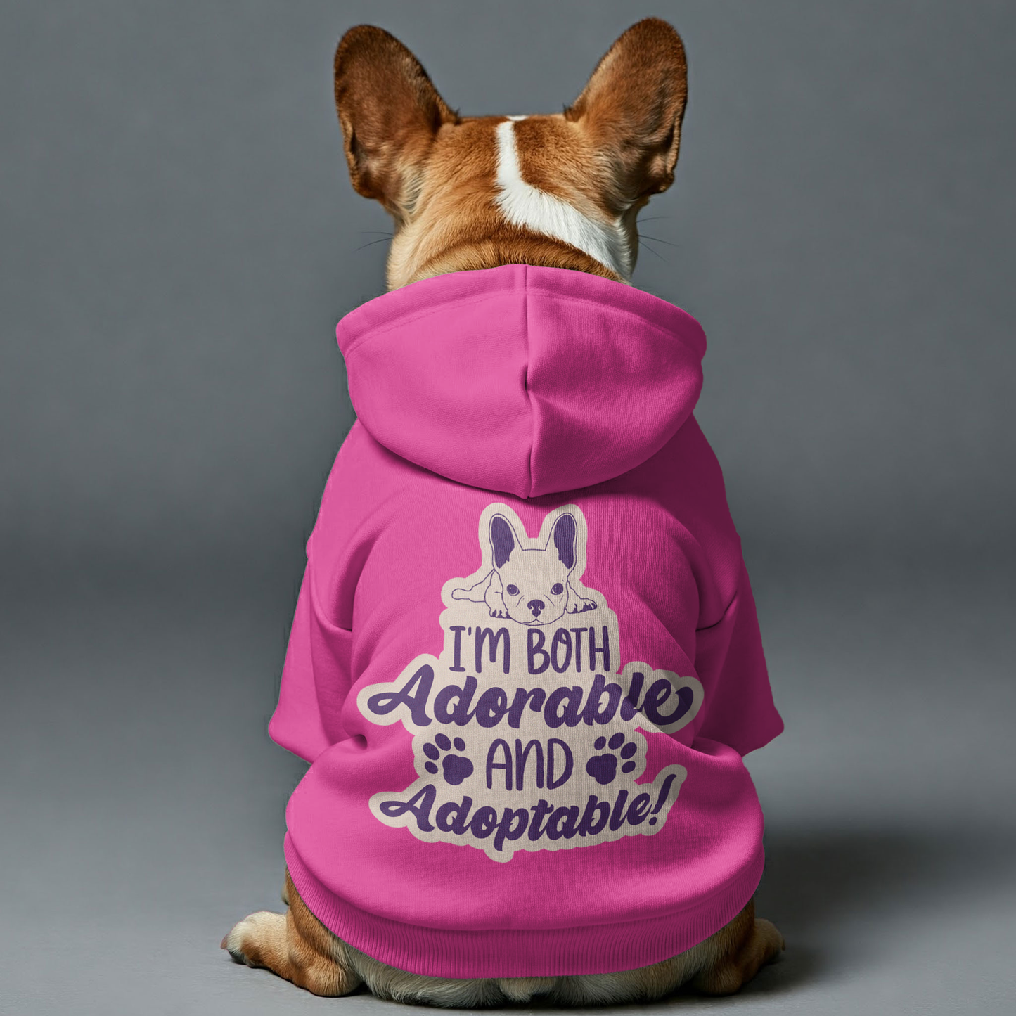 Adorable - Personalized French Bulldog Hoodies with Funny Quotes – Stylish, Cozy, and Premium 100% Cotton