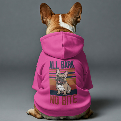 No Bite - Personalized French Bulldog Hoodies with Funny Quotes – Stylish, Cozy, and Premium 100% Cotton