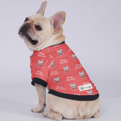 Merry frenchmas - Jacket for French bulldog