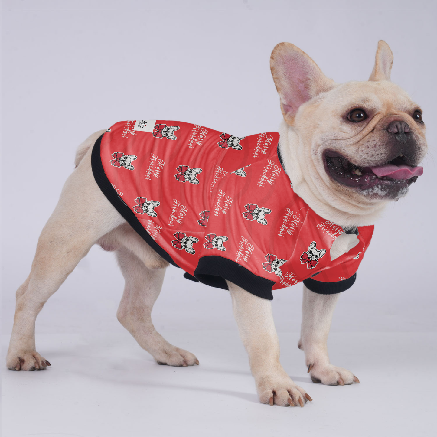 Merry frenchmas - Jacket for French bulldog