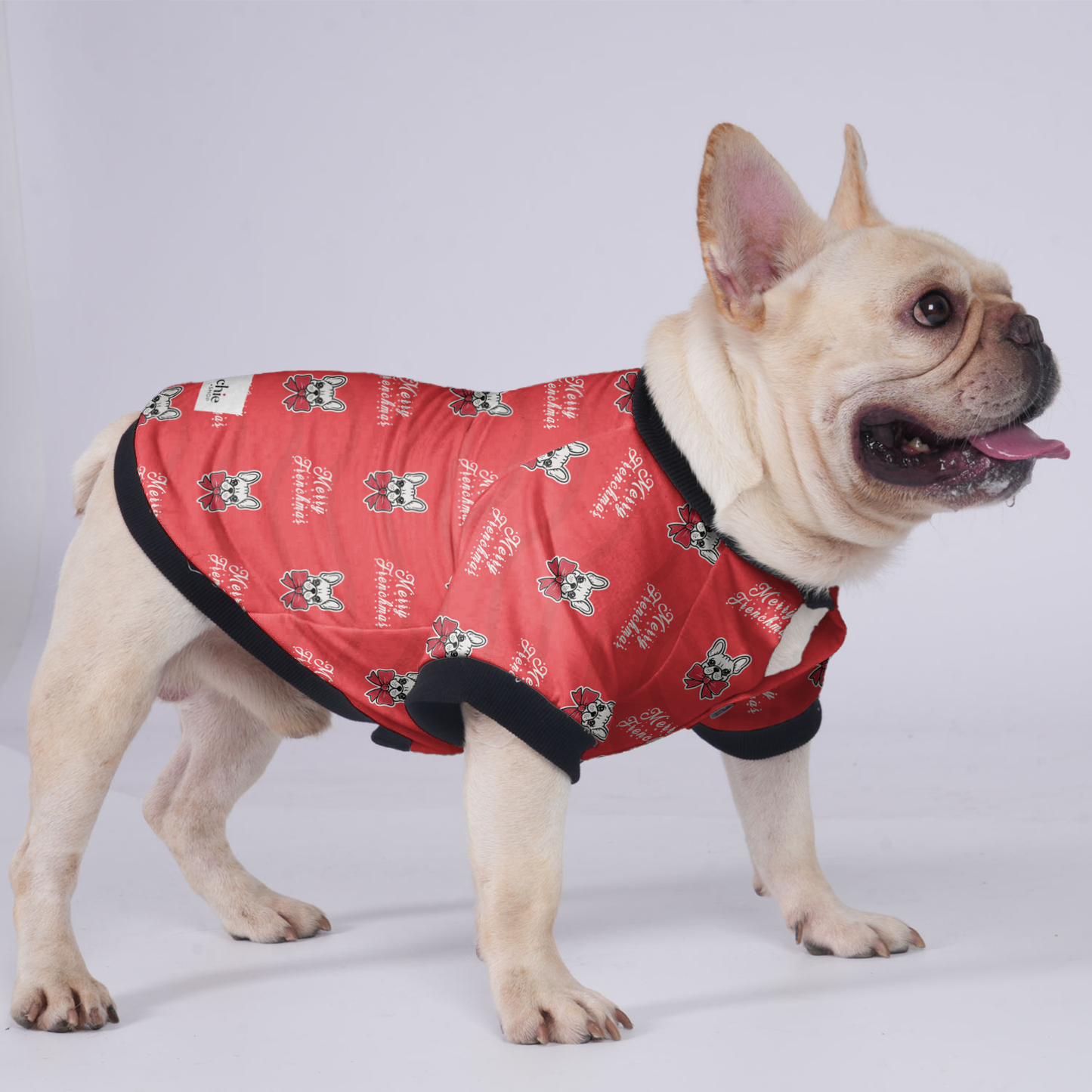 Merry frenchmas - Jacket for French bulldog