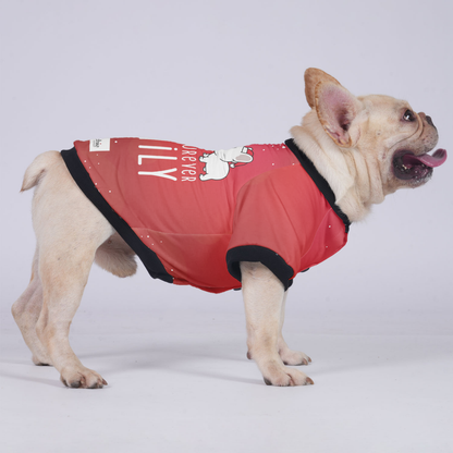 First Christmas with my Furever Family - Jacket for French bulldog