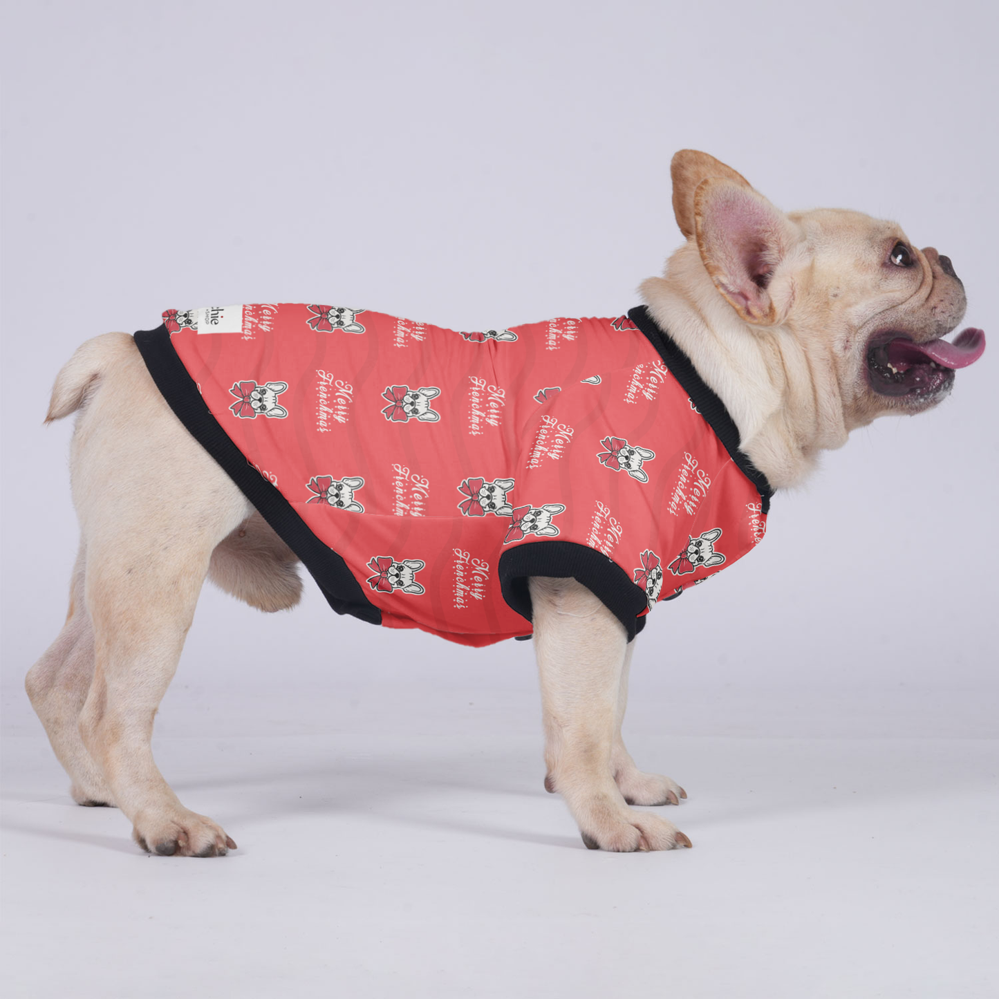 Merry frenchmas - Jacket for French bulldog