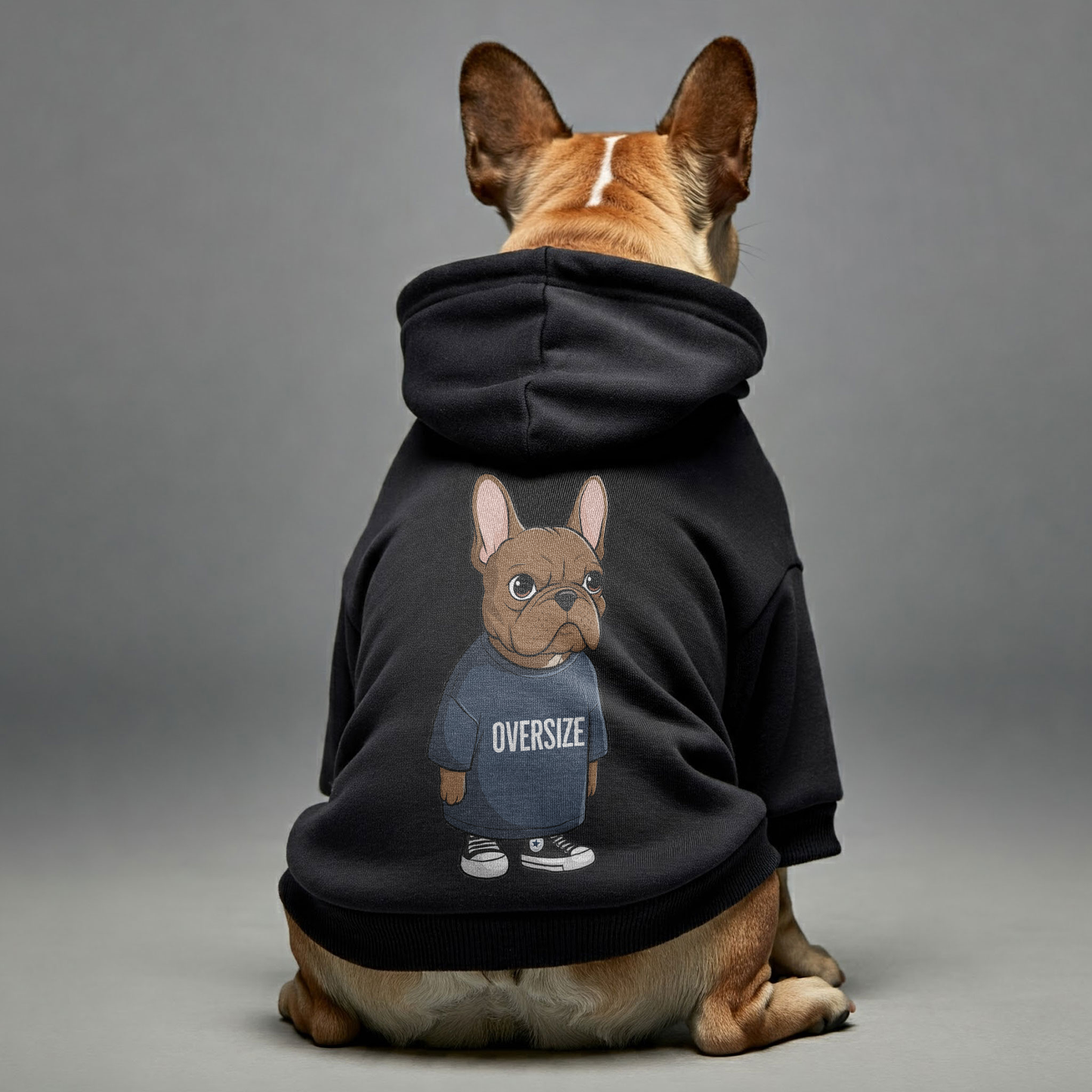 Oversize - Personalized French Bulldog Hoodies with Funny Quotes – Stylish, Cozy, and Premium 100% Cotton