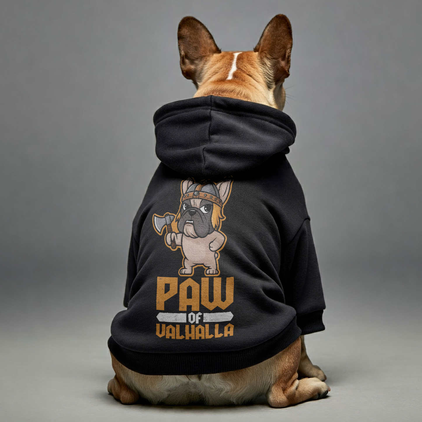 Paw of Valhalla - Personalized French Bulldog Hoodies with Funny Quotes – Stylish, Cozy, and Premium 100% Cotton