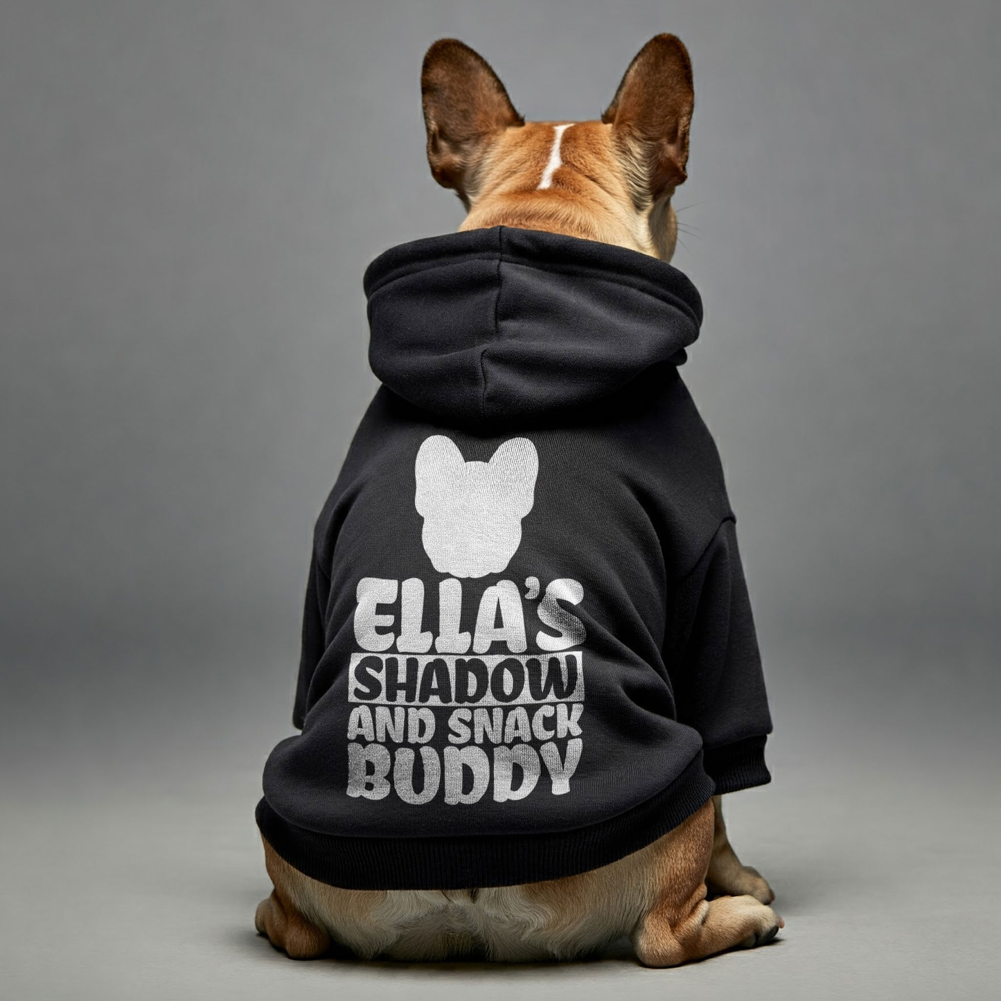 Personalized French Bulldog Hoodies with Owner's Name and Funny Quotes – Stylish, Cozy, and Premium 100% Cotton