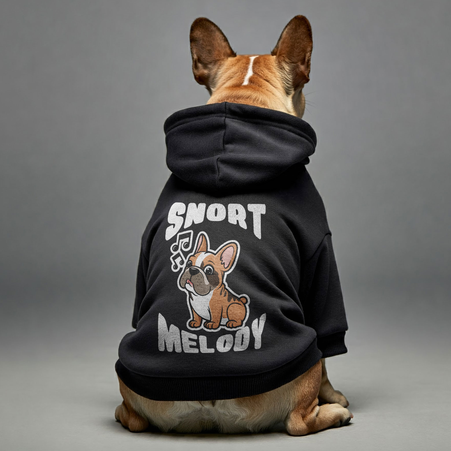 Snort Melody - Personalized French Bulldog Hoodies with Funny Quotes – Stylish, Cozy, and Premium 100% Cotton