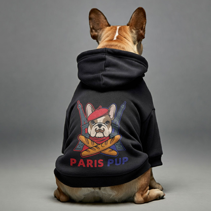 Paris Pup - Personalized French Bulldog Hoodies with Funny Quotes – Stylish, Cozy, and Premium 100% Cotton