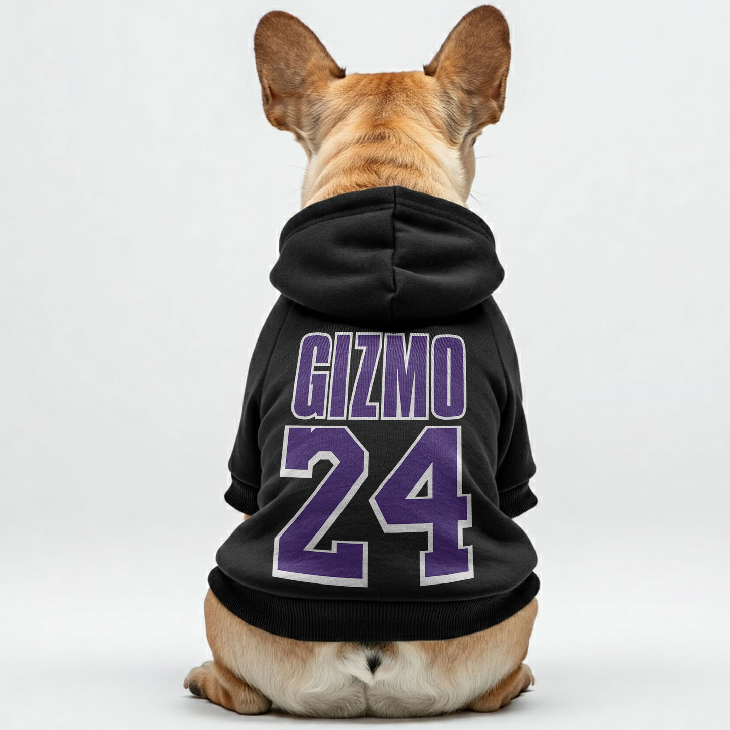 Personalized French Bulldog Hoodies with Custom Name and Number – Stylish, Cozy, and Premium 100% Cotton