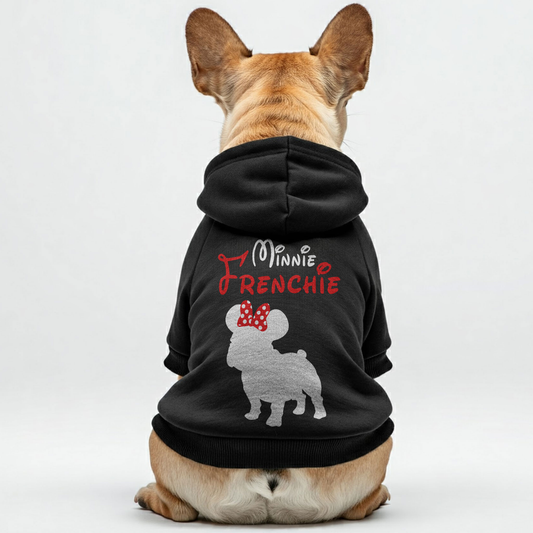 Minnie Frenchie - Personalized French Bulldog Hoodies with Funny Quotes – Stylish, Cozy, and Premium 100% Cotton