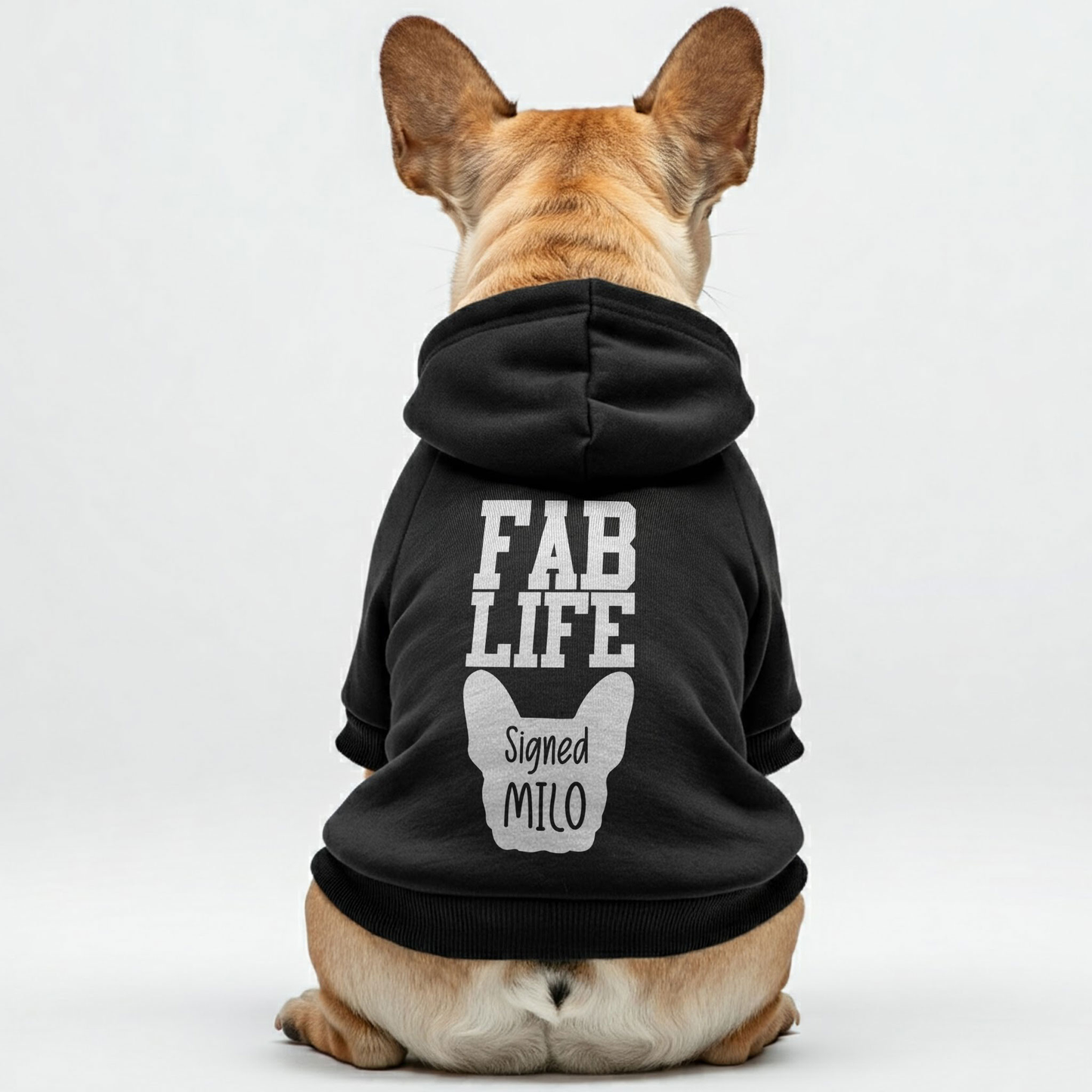 Personalized French Bulldog Hoodies with Funny Quotes and Custom Name – Stylish, Cozy, and Premium 100% Cotton