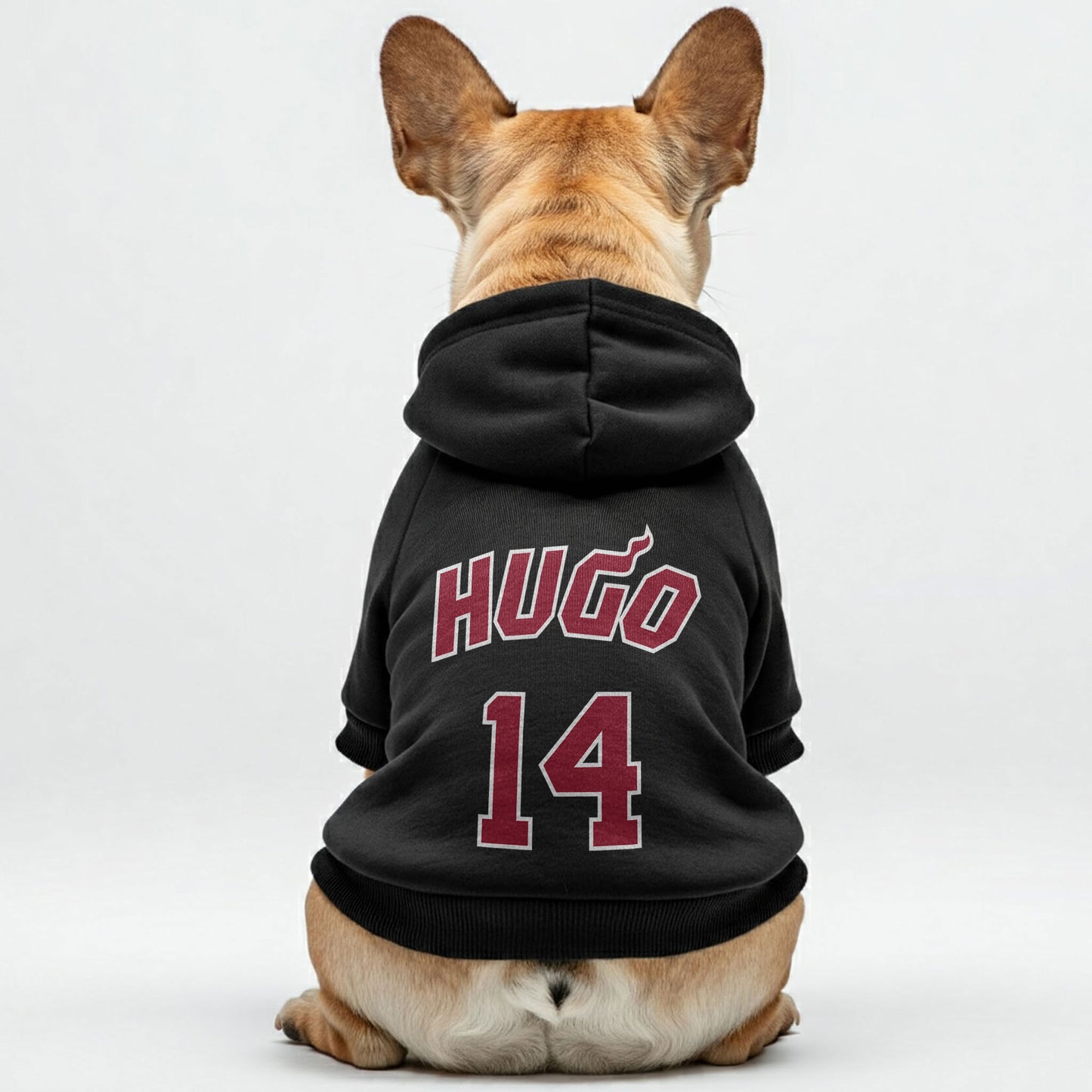 Personalized French Bulldog Hoodies with Custom Name and Number – Stylish, Cozy, and Premium 100% Cotton