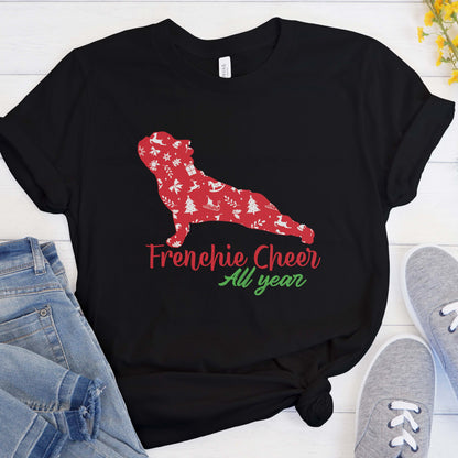 Frenchie  Christmas - Unisex T-Shirt