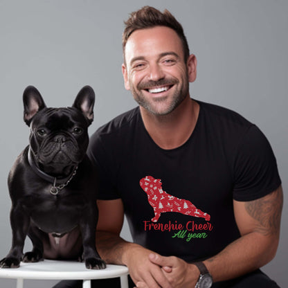 Frenchie  Christmas - Unisex T-Shirt