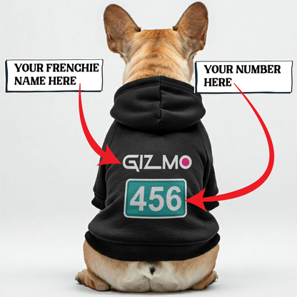 Personalized French Bulldog Hoodies with Custom Name and Number – Stylish, Cozy, and Premium 100% Cotton