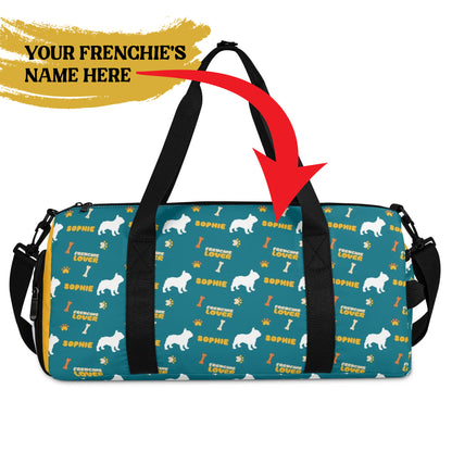 Personalized Gym Bag for Frenchie Lovers with Your Frenchie’s Name