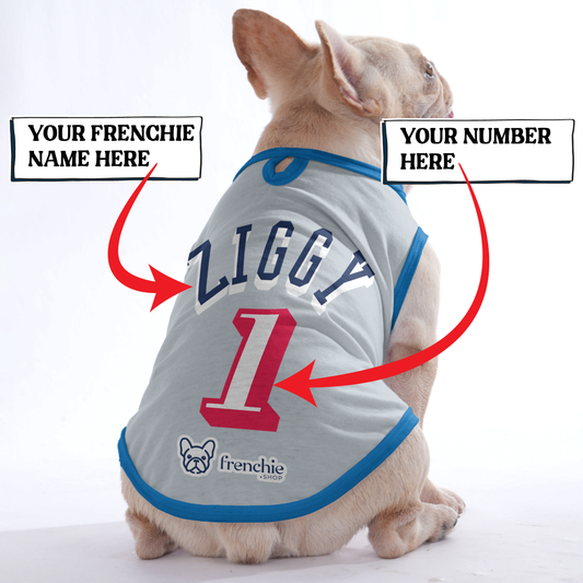 Custom Frenchie Shirt with Name & Number - Frenchie Shop Original