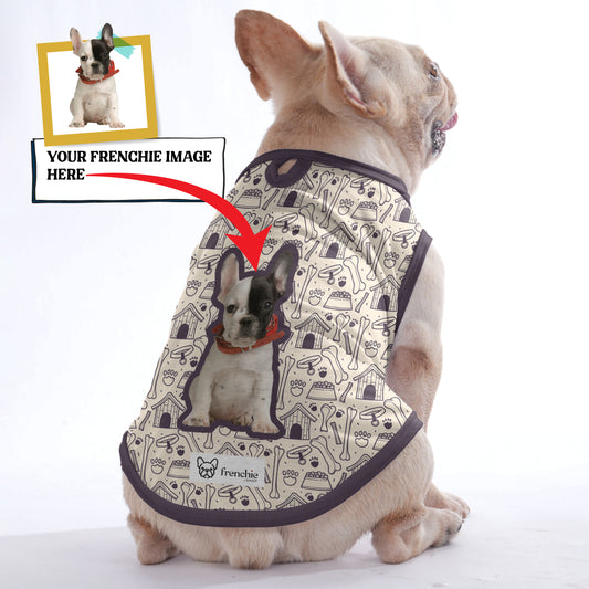 Personalized Shirt for Frenchies with Your Pup’s Image - Frenchie Shop Original