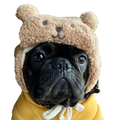 Wool Wonders Frenchie Adorable Winter Hat with Earflaps & Cozy Wool