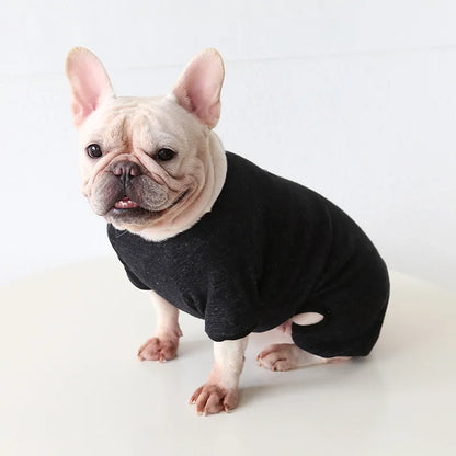 PoochPuff Warm & Stylish Frenchie Winter Sweater Soft Jumpsuit