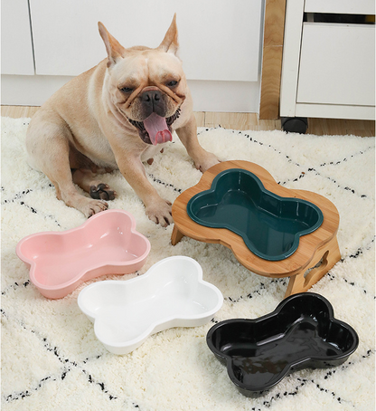 BoneSecure-Frenchie-Bowl-Anti-Overturning-Ceramic-Bowl-in-Bone-Shape-www.frenchie.shop