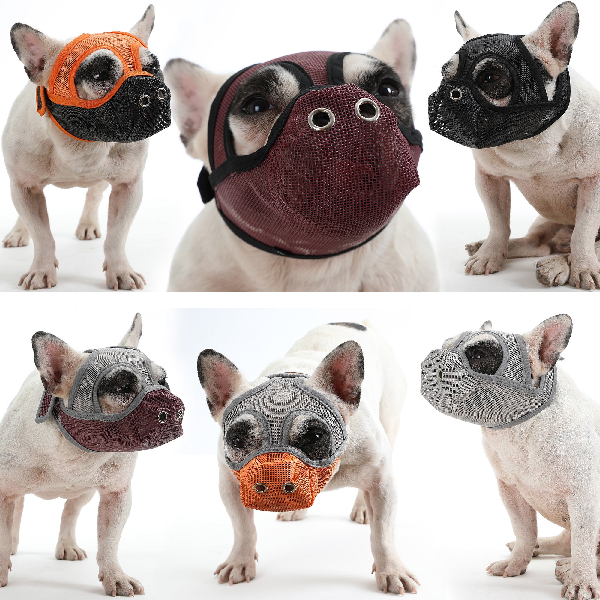 Premium Adjustable Frenchie Muzzle Mouth Cover for Enhanced Safety frenchie Shop