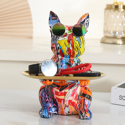 GraffitiFido-French-Bulldog-Desk-Organizer-Quirky-Graffiti-Art-Sculpture-www.frenchie.shop