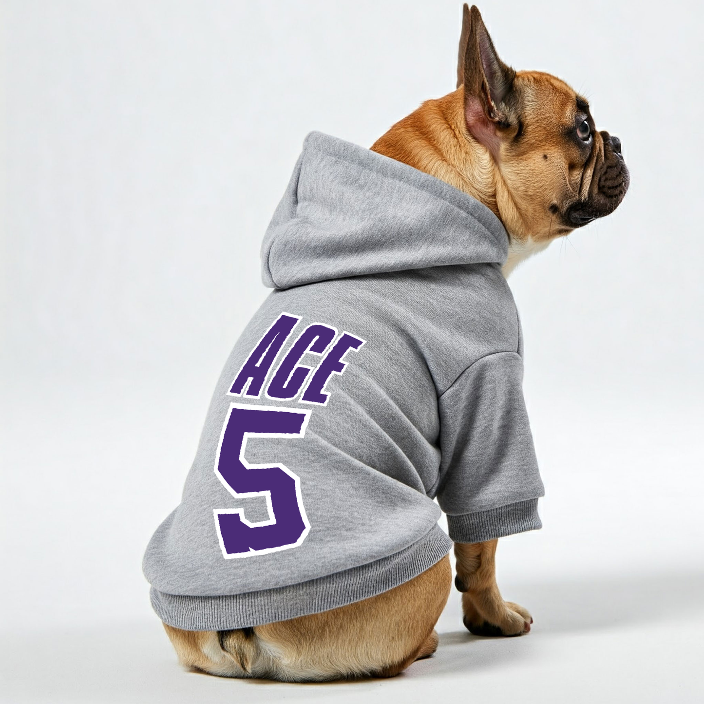 Personalized French Bulldog Hoodies with Custom Name and Number – Stylish, Cozy, and Premium 100% Cotton