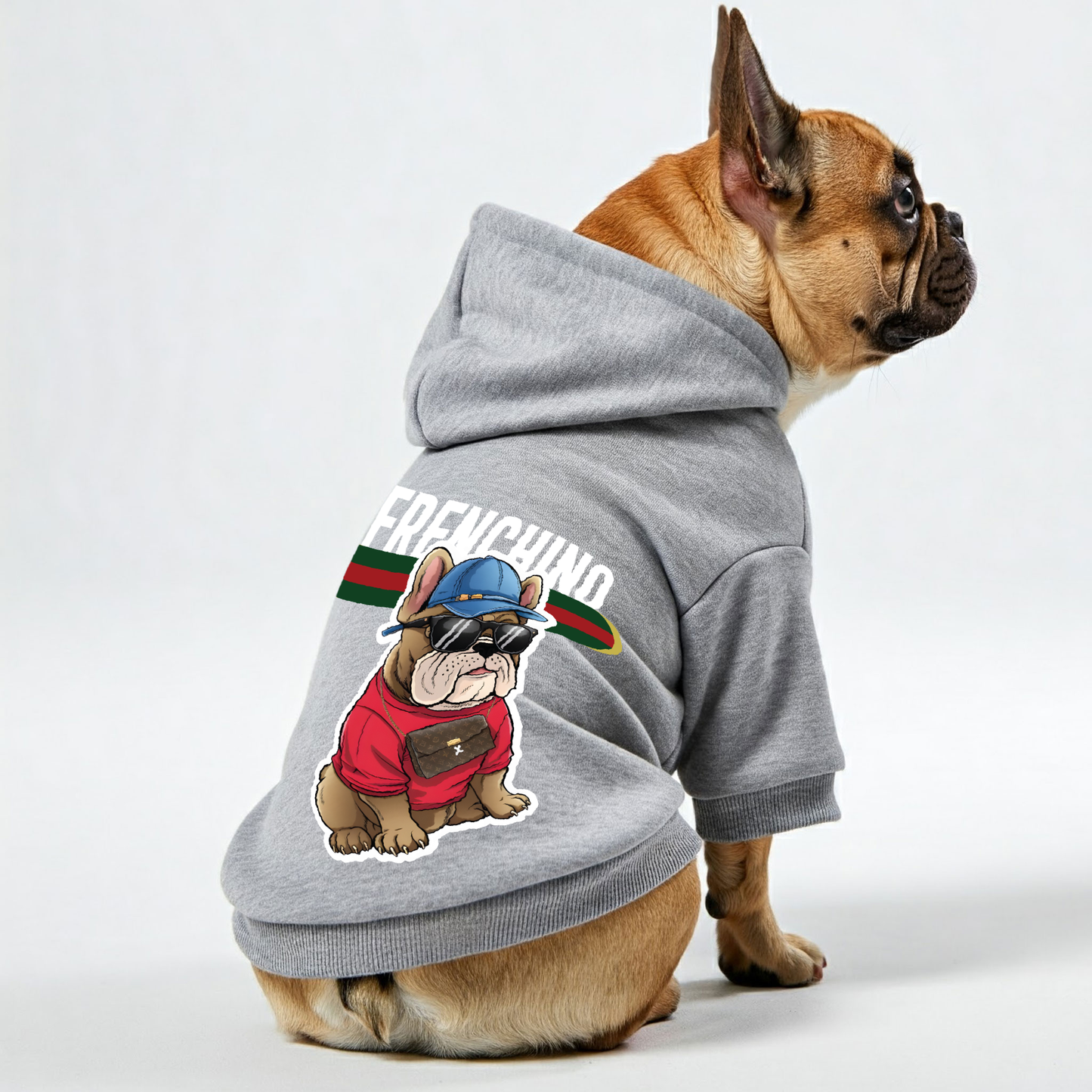 FRENCHINO - Personalized French Bulldog Hoodies with Funny Quotes – Stylish, Cozy, and Premium 100% Cotton