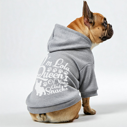 Personalized French Bulldog Hoodies with Funny Quotes and Custom Name – Stylish, Cozy, and Premium 100% Cotton