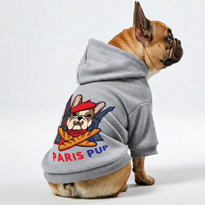 Paris Pup - Personalized French Bulldog Hoodies with Funny Quotes – Stylish, Cozy, and Premium 100% Cotton