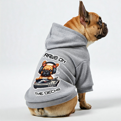 Paws on the Decks - Personalized French Bulldog Hoodies with Funny Quotes – Stylish, Cozy, and Premium 100% Cotton