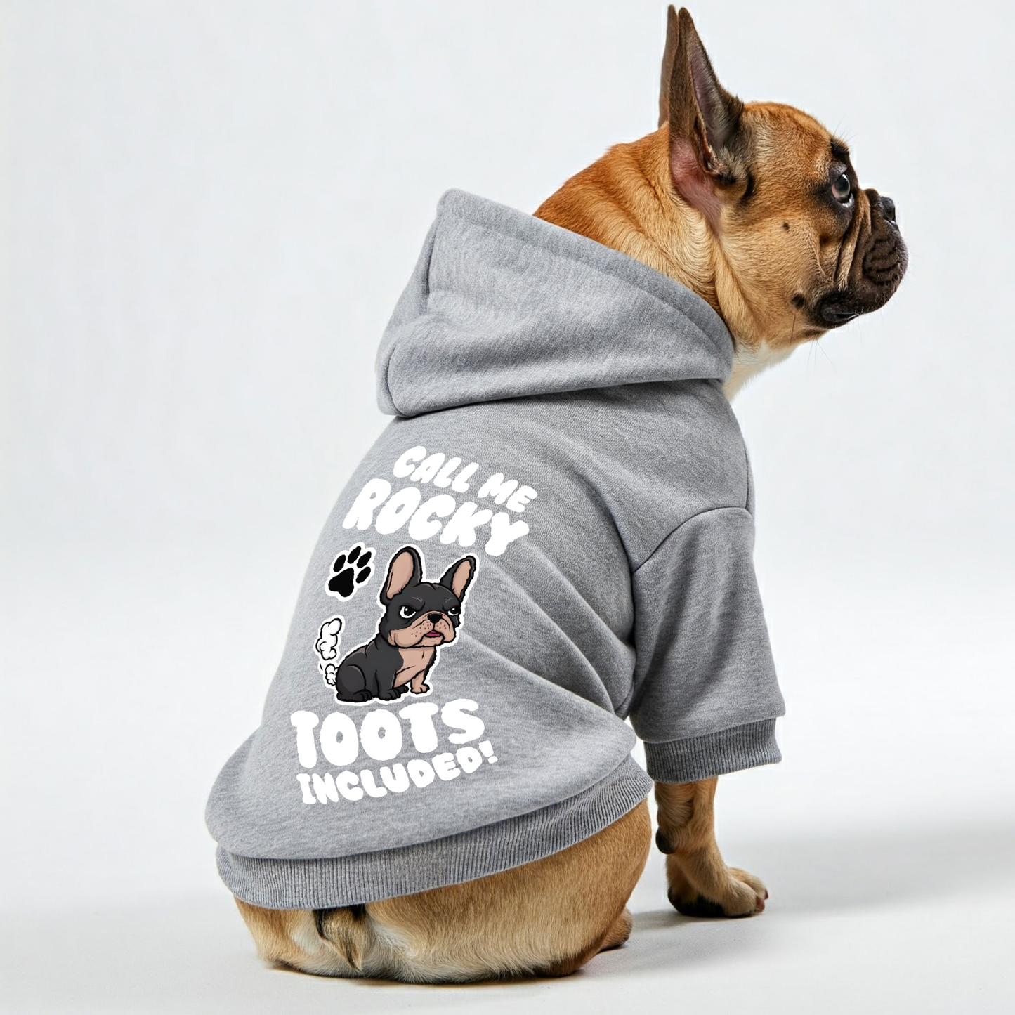 Personalized French Bulldog Hoodies with Funny Quotes and Custom Name – Stylish, Cozy, and Premium 100% Cotton