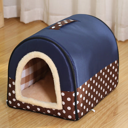 SnugglePaws-Indoor-Frenchie-House-Nest-with-Mat-Snuggle-Up-in-Style-and-Comfort-www.frenchie.shop