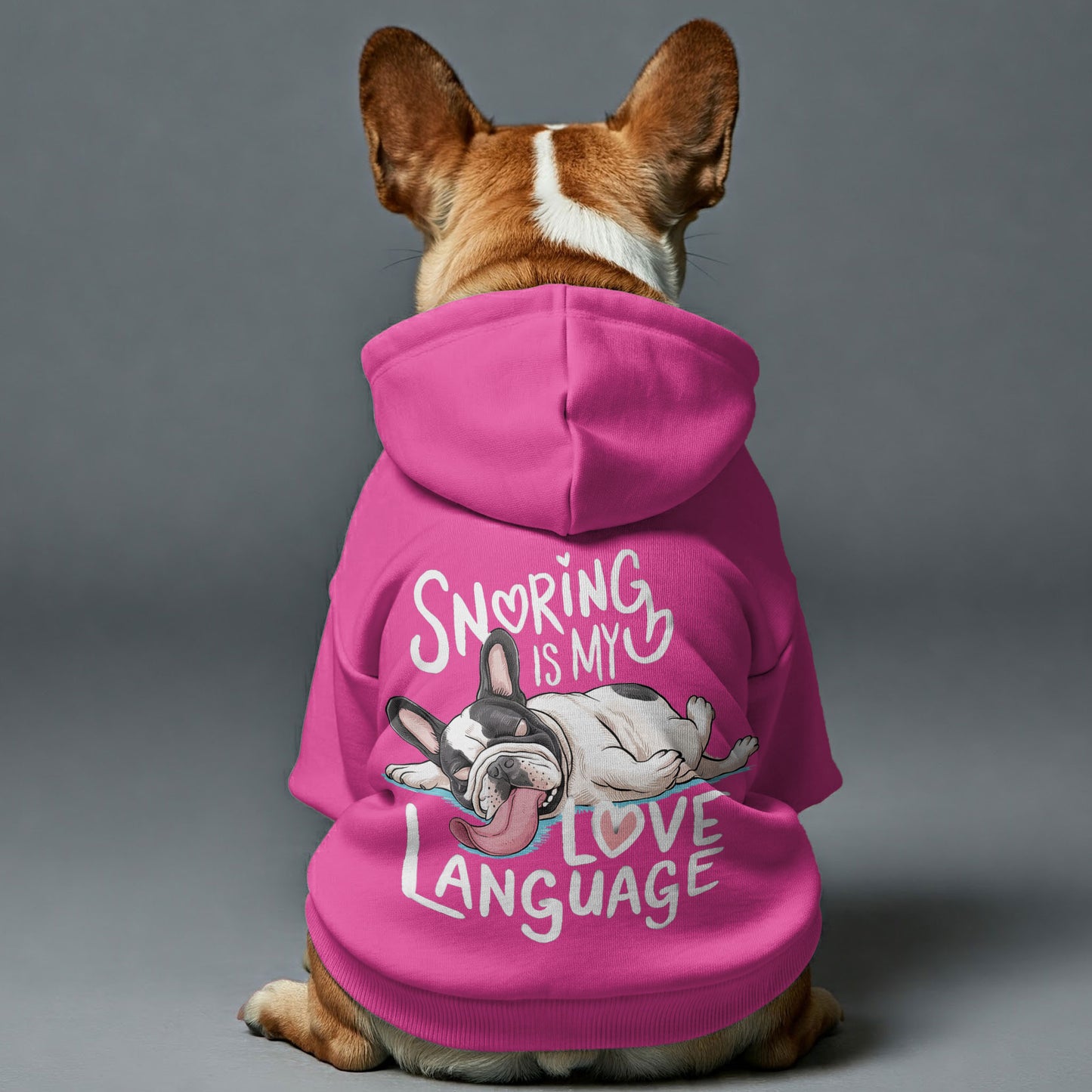 My Language - Personalized French Bulldog Hoodies with Funny Quotes – Stylish, Cozy, and Premium 100% Cotton