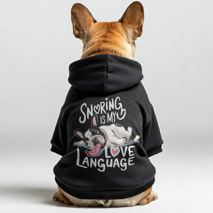 My Language - Personalized French Bulldog Hoodies with Funny Quotes – Stylish, Cozy, and Premium 100% Cotton