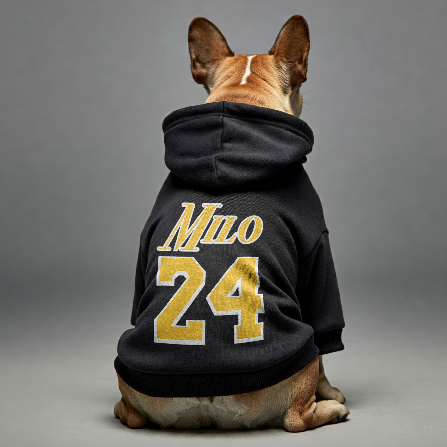 Personalized French Bulldog Hoodies with Custom Name and Number – Stylish, Cozy, and Premium 100% Cotton