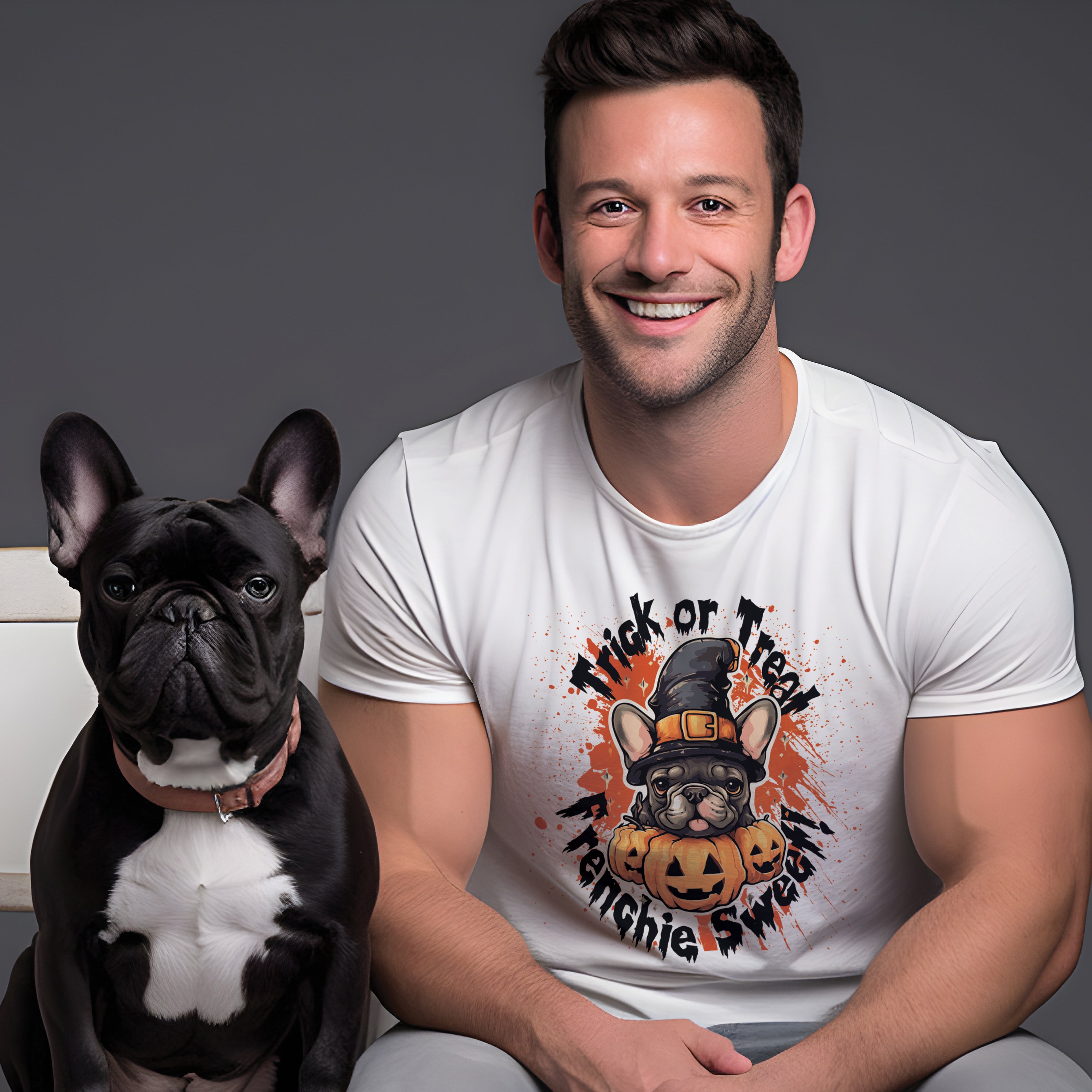 Adorable Frenchie Halloween Tee Unisex T Shirt frenchie Shop