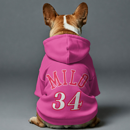 Personalized French Bulldog Hoodies with Custom Name and Number – Stylish, Cozy, and Premium 100% Cotton