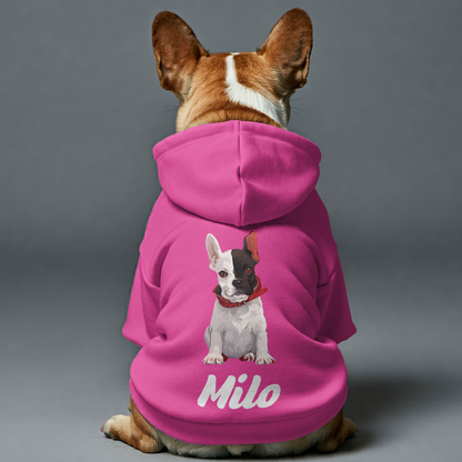 Personalized French Bulldog Hoodies with Funny Quotes, Custom Name, and Custom Image – Stylish, Cozy, and Premium 100% Cotton