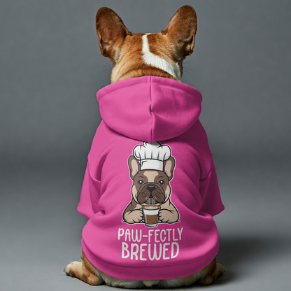 Paw-fectly Brewed - Personalized French Bulldog Hoodies with Funny Quotes – Stylish, Cozy, and Premium 100% Cotton