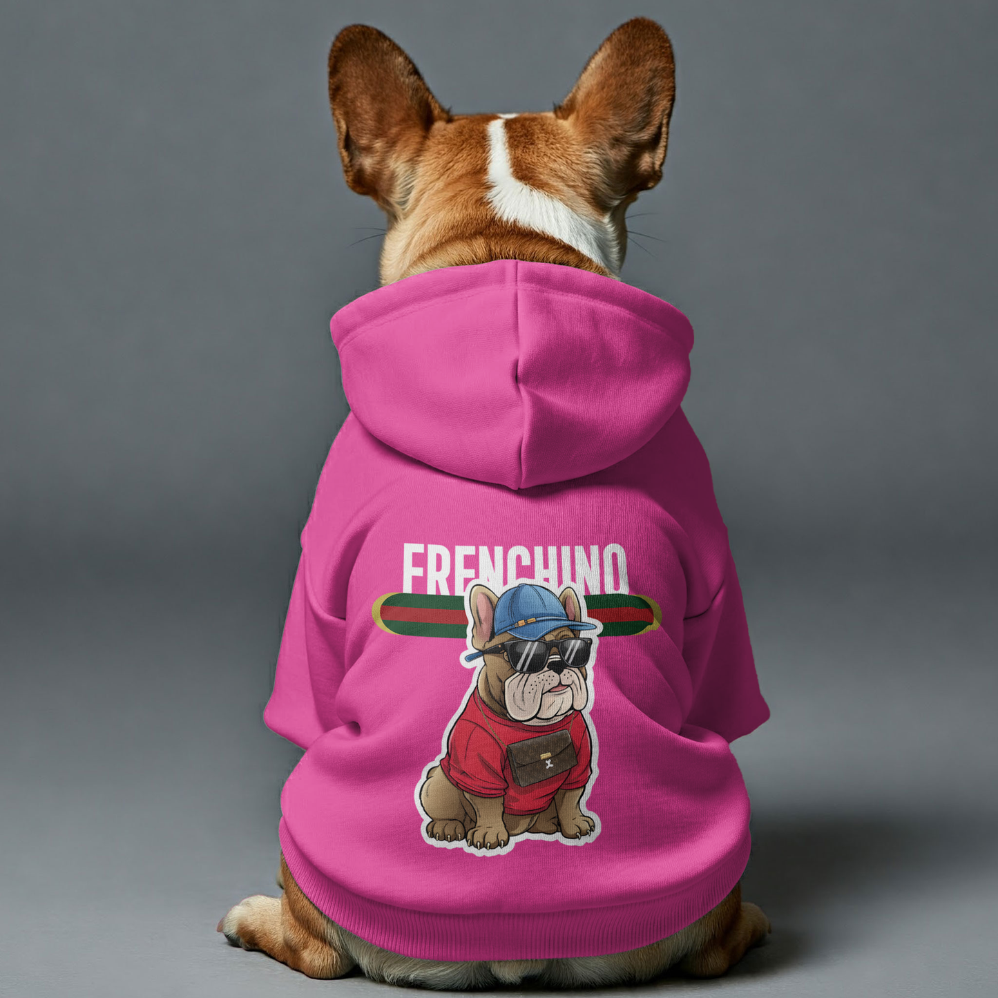 FRENCHINO - Personalized French Bulldog Hoodies with Funny Quotes – Stylish, Cozy, and Premium 100% Cotton