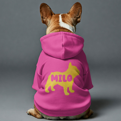 Personalized French Bulldog Hoodies with Funny Quotes and Custom Name – Stylish, Cozy, and Premium 100% Cotton