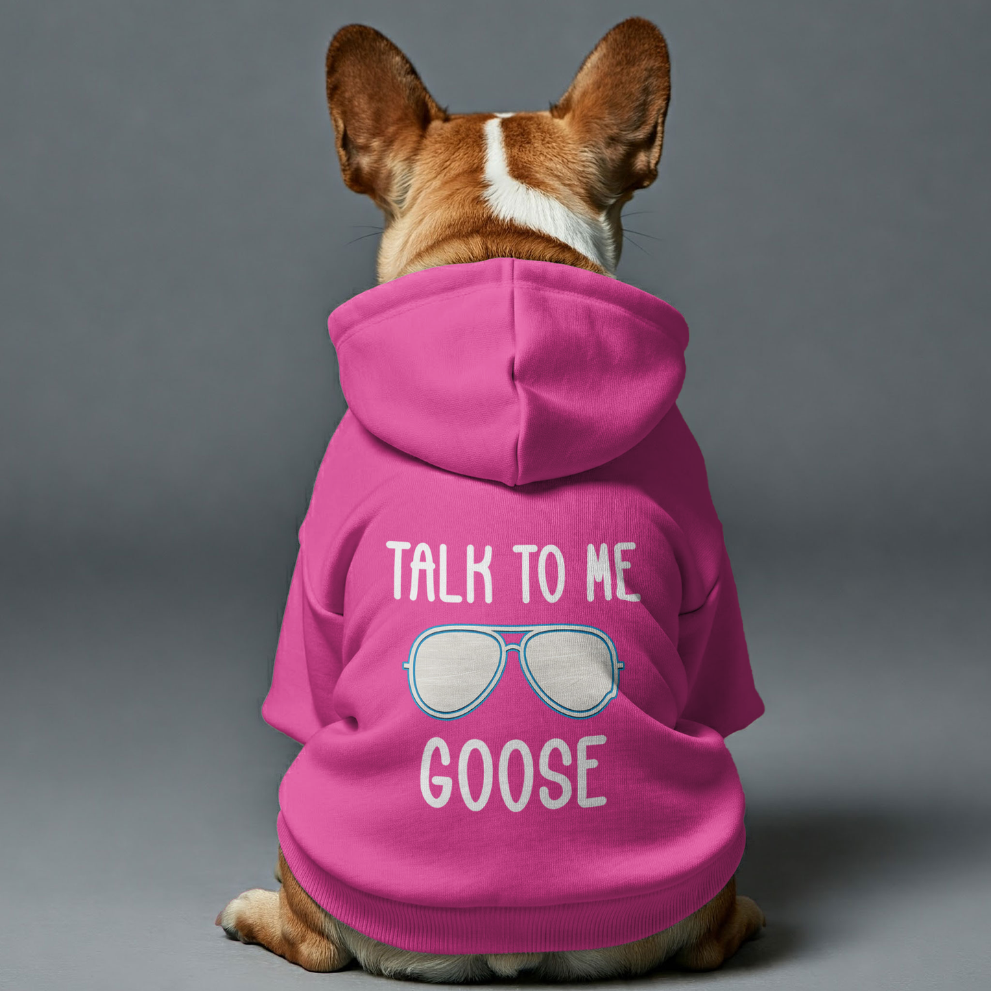 Talk to me Goose -  Personalized French Bulldog Hoodies with Funny Quotes – Stylish, Cozy, and Premium 100% Cotton