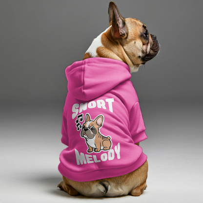 Snort Melody - Personalized French Bulldog Hoodies with Funny Quotes – Stylish, Cozy, and Premium 100% Cotton